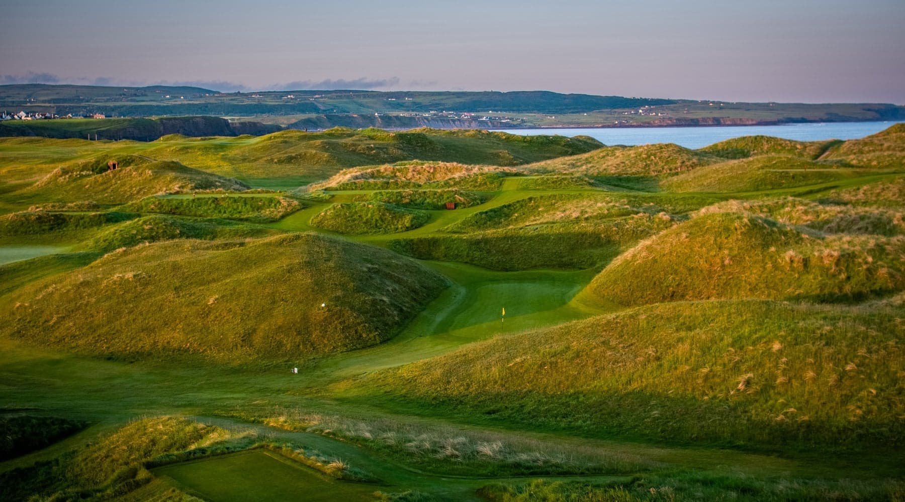 The Old Course at Lahinch beside the Atlantic coast