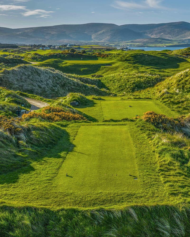 Waterville Golf Links among the dunes